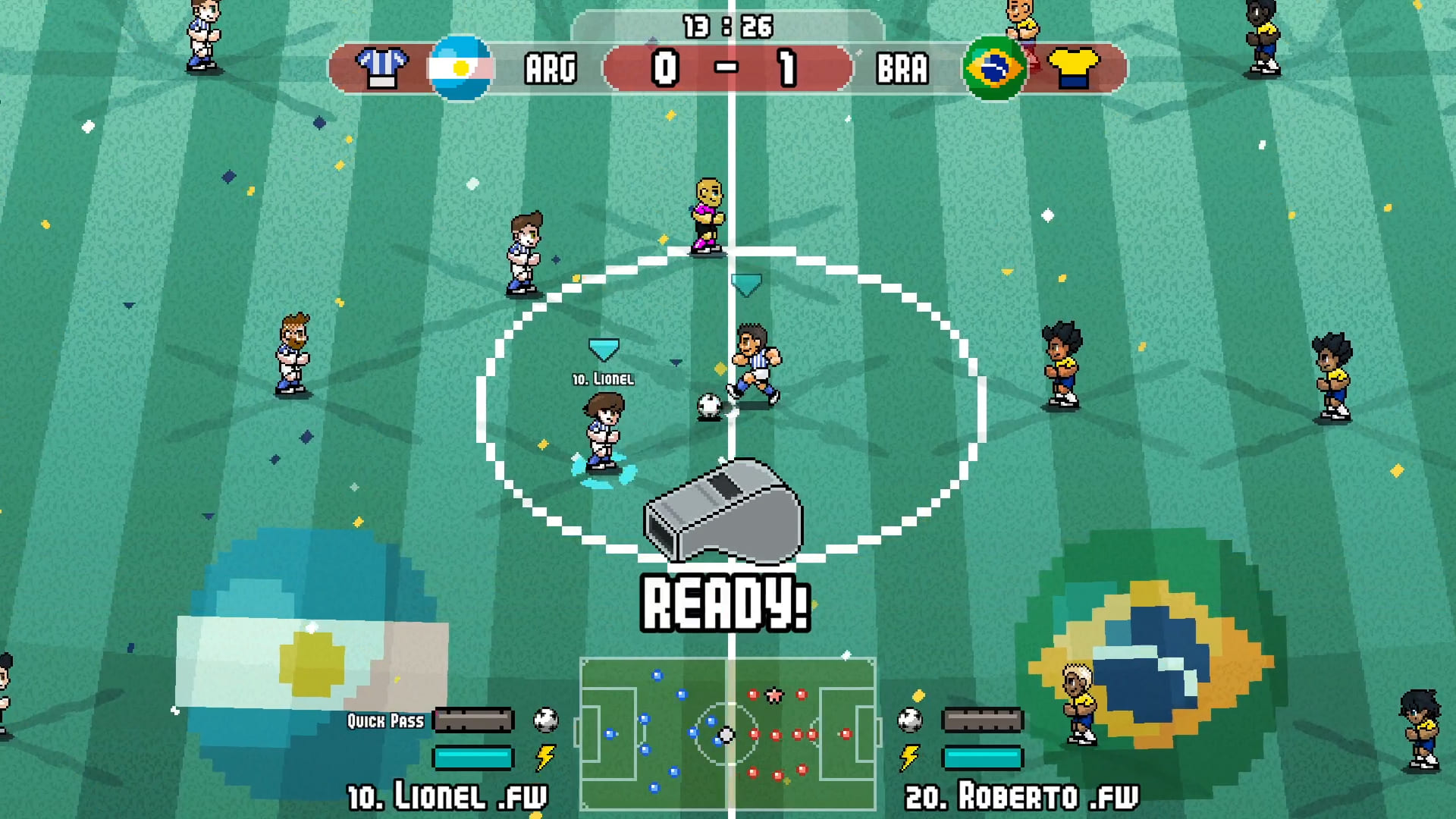 Pixel Cup Soccer - Ultimate — drabinka pucharowa podczas turnieju