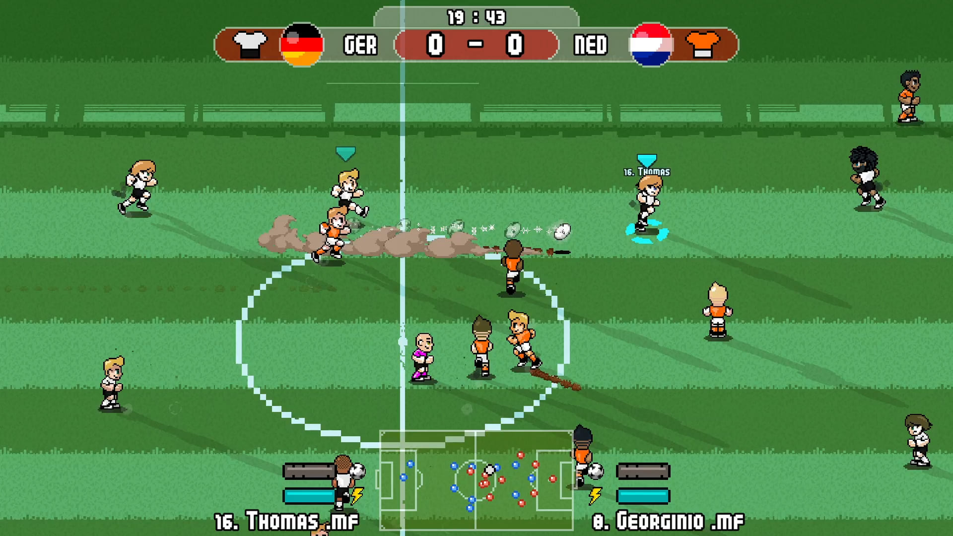 Pixel Cup Soccer - Ultimate — mecz w kategorii piłki nożnej kobiet na stadionie