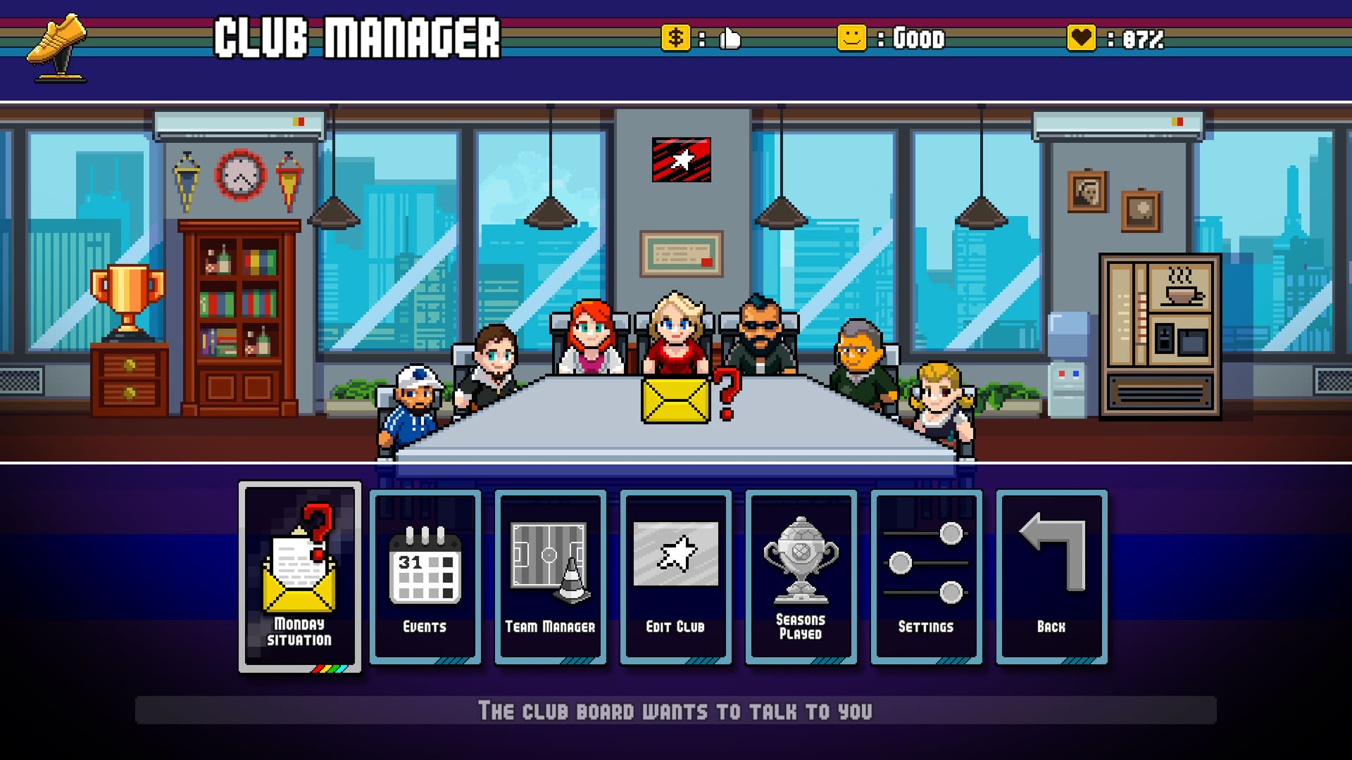Pixel Cup Soccer - Ultimate — mecz turniejowy z animowaną publicznością na stadionie